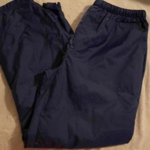 Athletic Works Slicker Jogging Pants Navy Blue Mens' Size Large